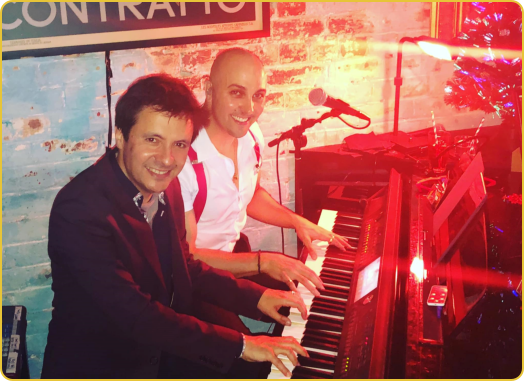 Matt with legendary Australian Musical Director John Foreman