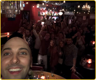 Piano Bar selfie after a rocking night at Murmur!!